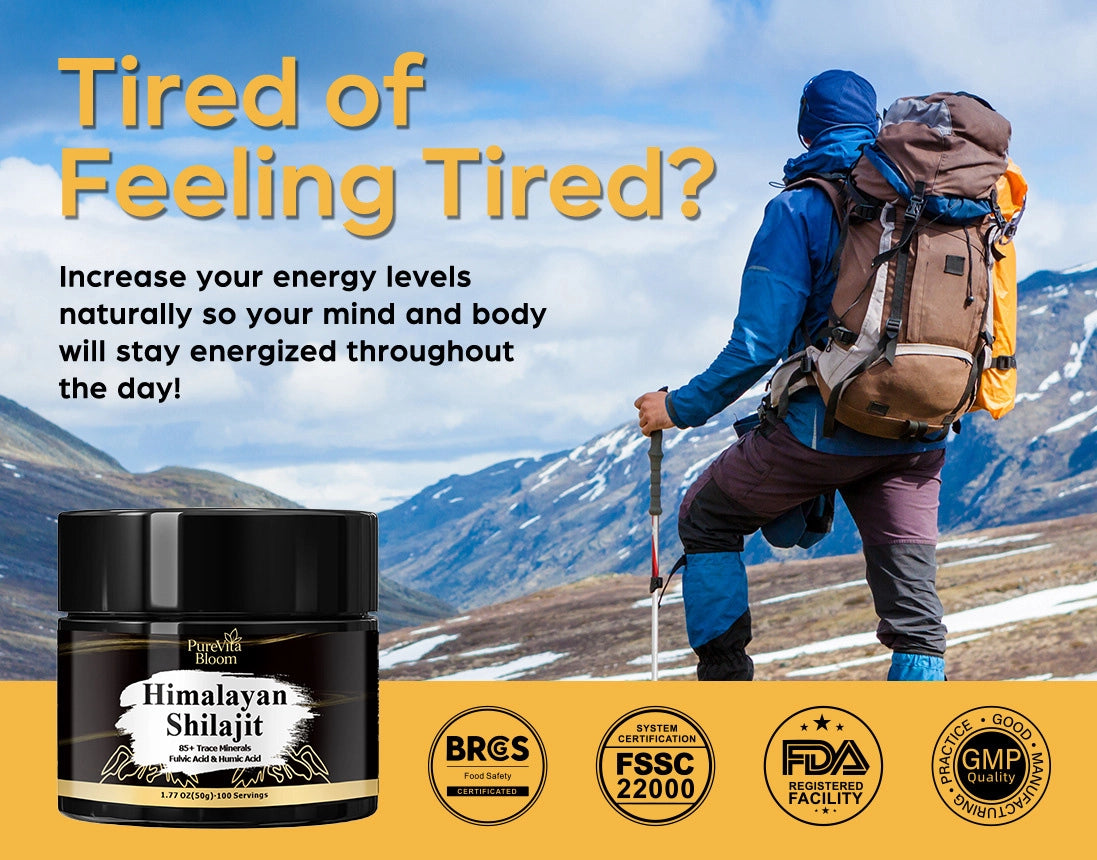 PureVitaBloom Shilajit Honey Jar