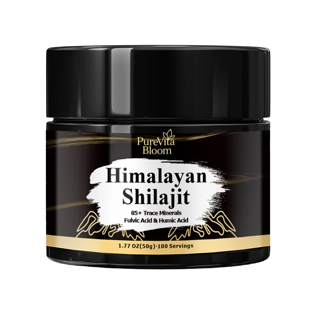PureVitaBloom Shilajit Honey Jar