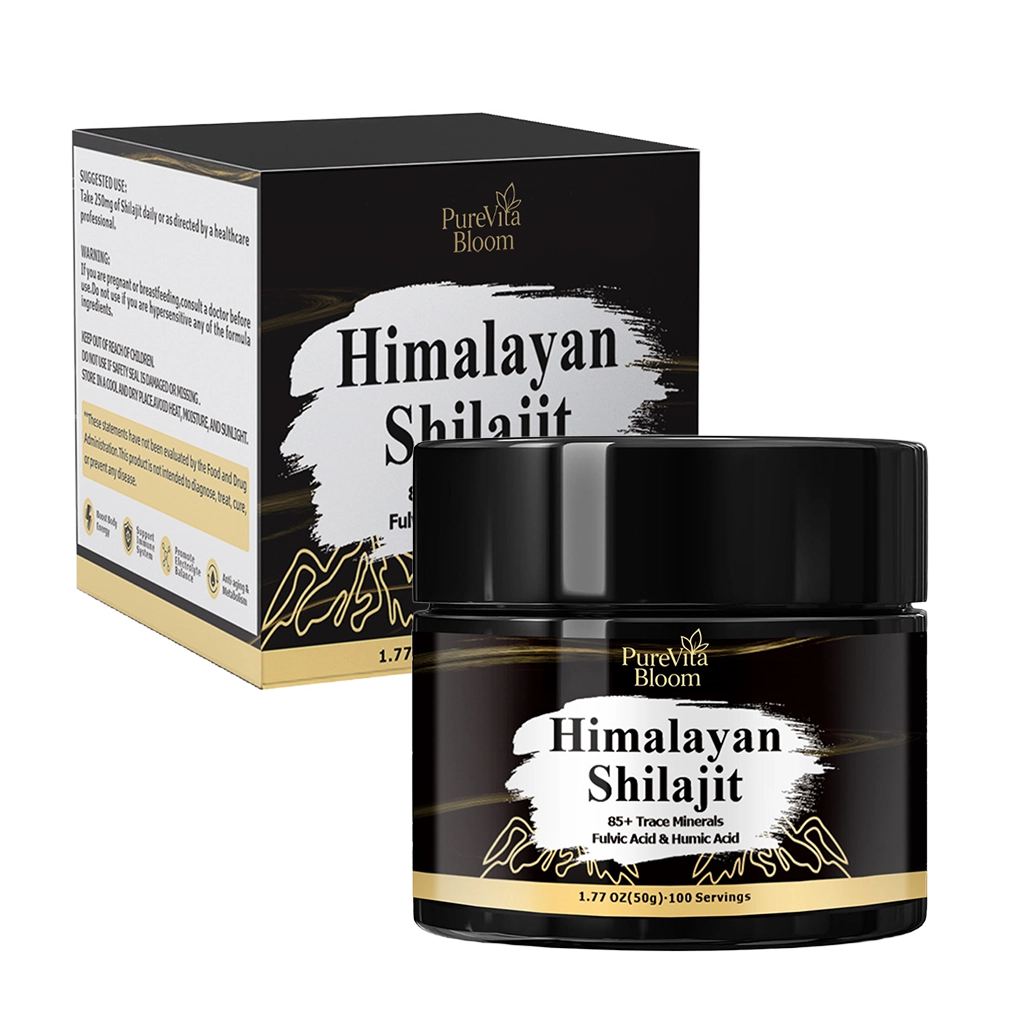 PureVitaBloom Shilajit Honey Jar