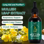 100% Natural Lung Cleanse Detox Mullein Leaf Extract Drops